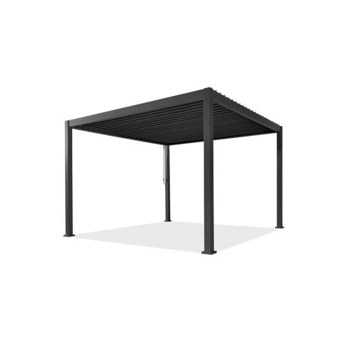 Louvred Pergola Louvre Roof Dark Grey | DTP-LR0304-GY