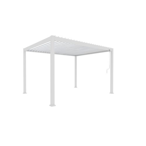 Louvred Pergola Louvre Roof White | DTP-LR0304-WH