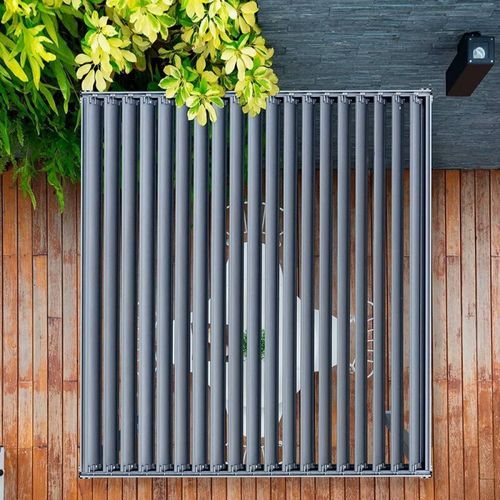 Louvred Pergola Louvre Roof Dark Grey | DTP-LR0303-GY