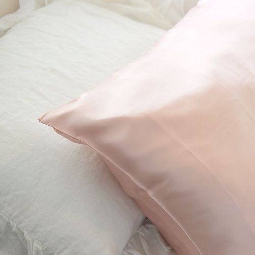 100% Pure Silk Pillowcase Pair - Blush