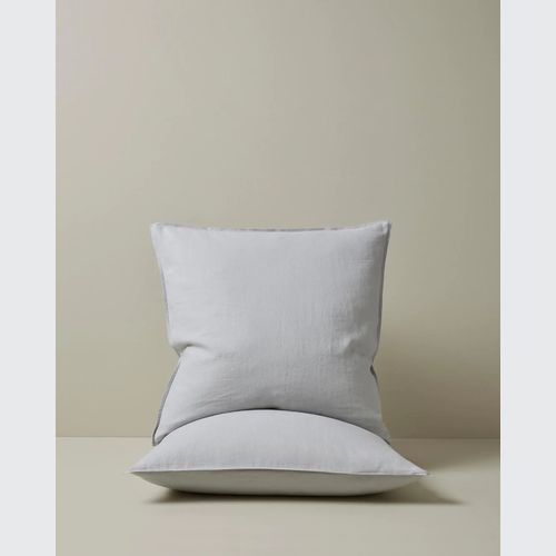 Ravello Pillowcase Pair - Silver | Standard,  King or Euro Size