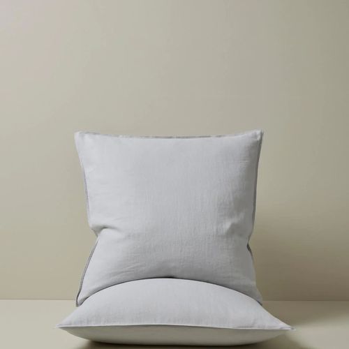 Ravello Pillowcase Pair - Silver | Standard,  King or Euro Size