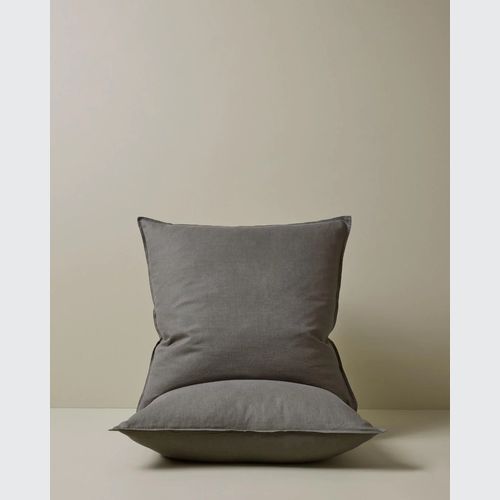 Ravello Pillowcase Pair - Charcoal | Standard, King or Euro Size