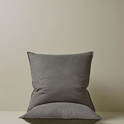 Ravello Pillowcase Pair - Charcoal | Standard, King or Euro Size