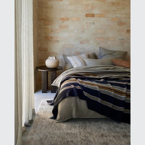 Ravello Pillowcase Pair - Caper | Standard,  King or Euro Size