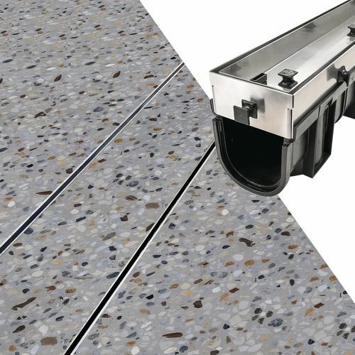 HIDE Concrete Linear Drain Covers