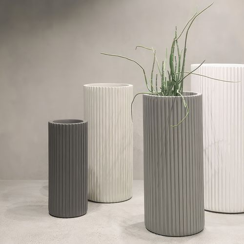 Hibernate 90 Degrees Tall Ribbed - Stone