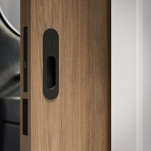 Cavity Slider Edge Pull | Matte Black
