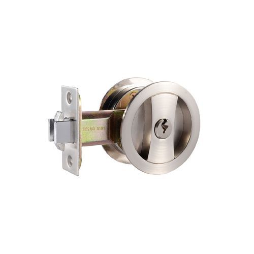Cavity Entrance Set Key Turn/Finger Pull Satin Nickel
