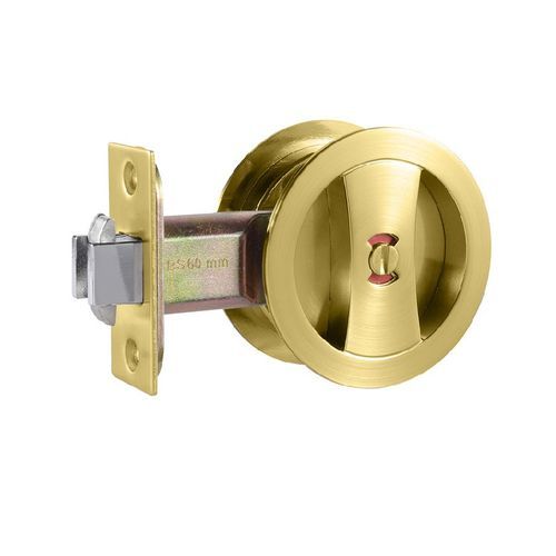 Cavity Privacy Sets Turn/Release/Finger Pull Satin Brass