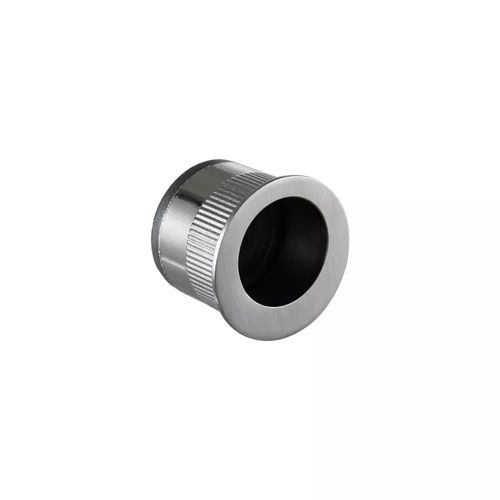 Round Finger Pull/Edge Pull Satin Nickel
