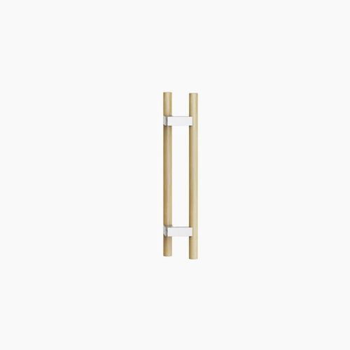C3104OAK ROUND SECTION OFFSET H-PULL BTB HANDLE