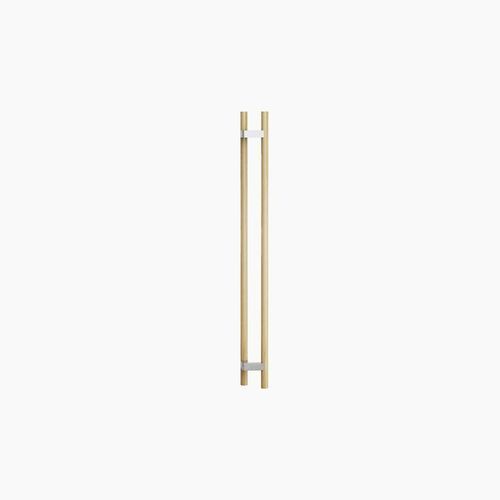 C3110OAK ROUND SECTION OFFSET H-PULL BTB HANDLE