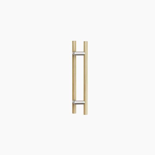 C3304OAK - ROUND SECTION OFFSET H-PULL BTB HANDLE