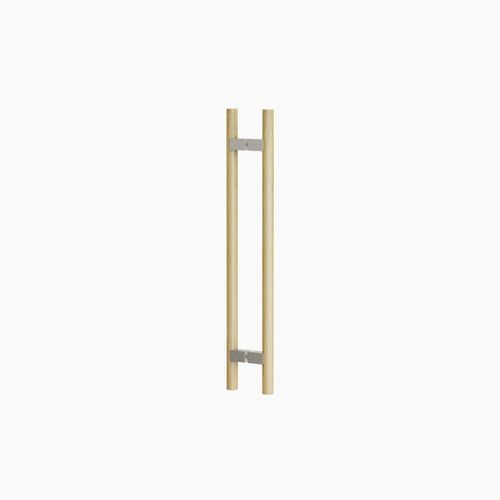 C3206OAK ROUND SECTION H-PULL BTB HANDLE