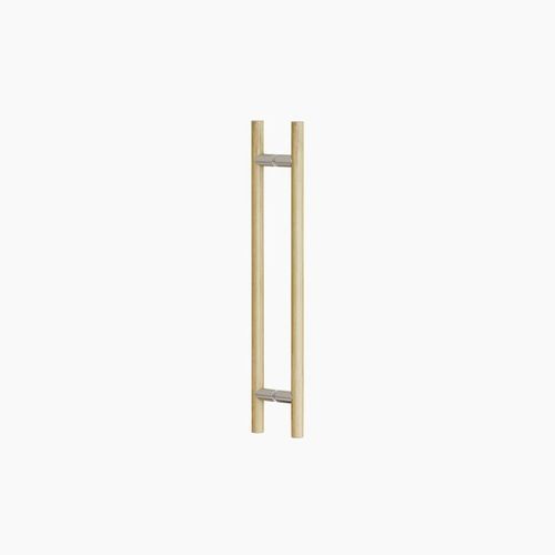 C3406OAK ROUND SECTION H-PULL BTB HANDLE