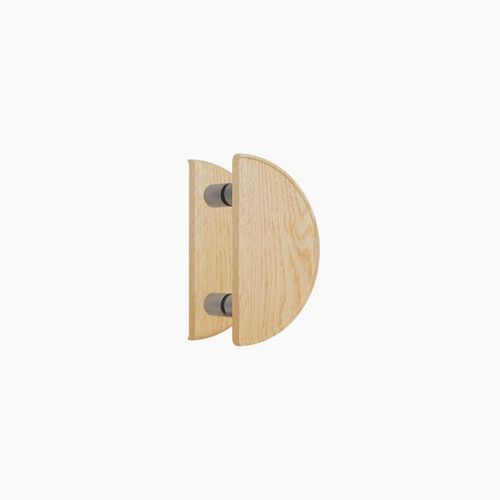 C4225OAK HALF ROUND BTB HANDLE