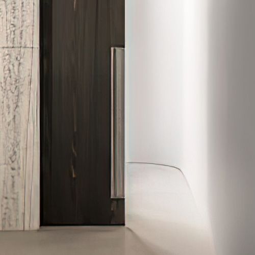 Close Up Sliding Door Pull