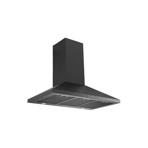 Black Wallmount Rangehood 900mm - TRI-900B