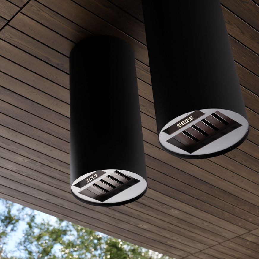 Whispair Paris 36 Island Rangehood