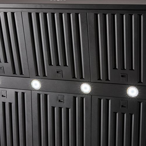 Black BBQ Rangehood 1200mm (Non Silent) - CL7372B