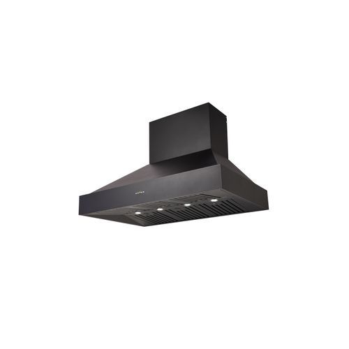 Silent Black BBQ Rangehood 1200mm - CL8912BS
