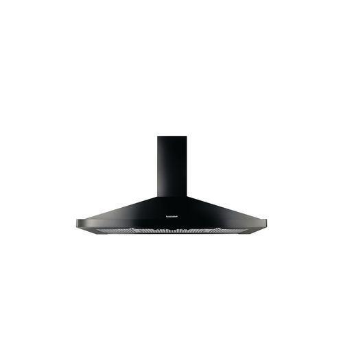 Falcon Black 110cm Canopy Rangehood