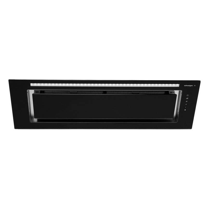 Silent Glass Undermount Rangehood 900mm - KLS-9GLASSBLK