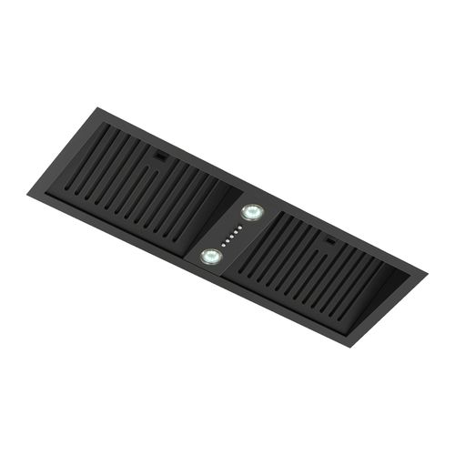 Black Undermount Rangehood 600mm (Non Silent) - SWU-9B