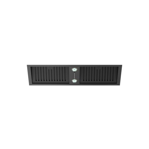 Black Undermount Rangehood 600mm (Non Silent) - SWU-9B