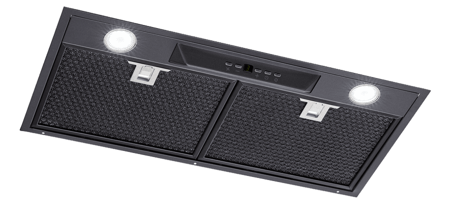 Silent Black Undermount Rangehood 900mm - UM1170-6BS
