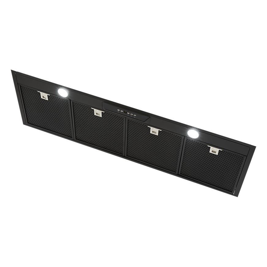 Silent Black Undermount Rangehood 1200mm - UM1390-12BS