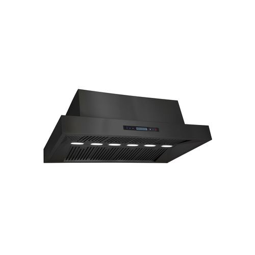 Excelsior Black BBQ Rangehood Wall Mounted 1480mm