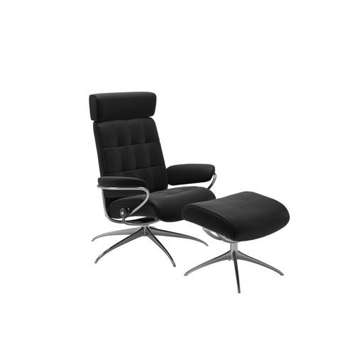 Stressless® London Star Recliner w/ Adjustable Headrest