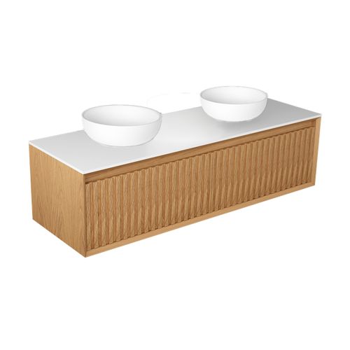 Plato Largo 1500 Double Sink Wall Hung Vanity Range