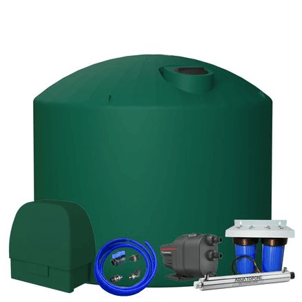 25000 LITRE PLASTIC WATER TANK COMBO INCL. ACCESSORIES