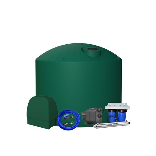 25000 LITRE PLASTIC WATER TANK COMBO INCL. ACCESSORIES