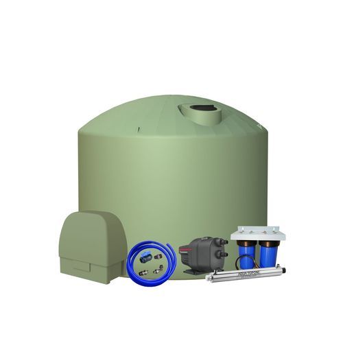 25000 LITRE PLASTIC WATER TANK COMBO INCL. ACCESSORIES