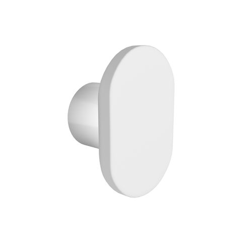 iStone Oval Robe Hook Matte White
