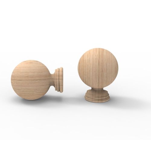 Large Ball - Curtain Rod Finial