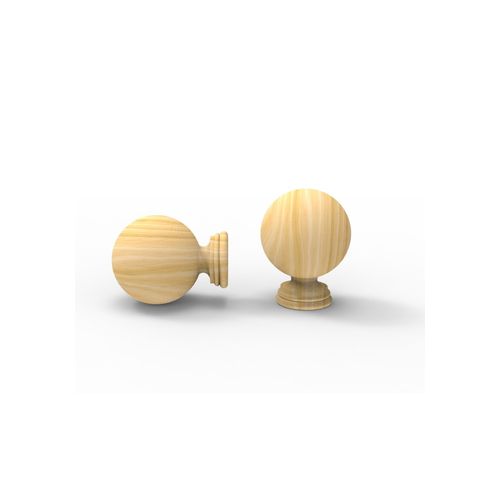 Large Ball - Curtain Rod Finial