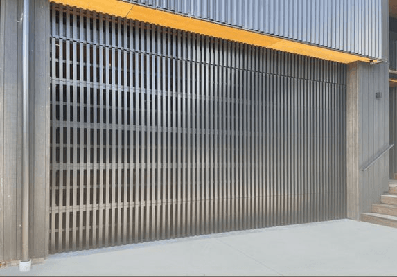 Custom Batten Ventilated Garage Door