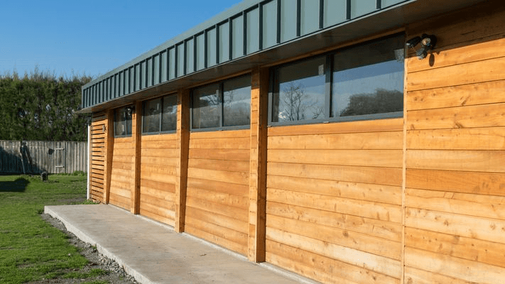 Offset Bi-folding Overhead Door