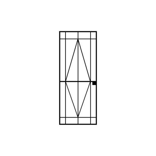 Leadlight Security Door