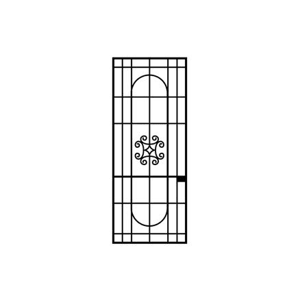 Motif Security Door