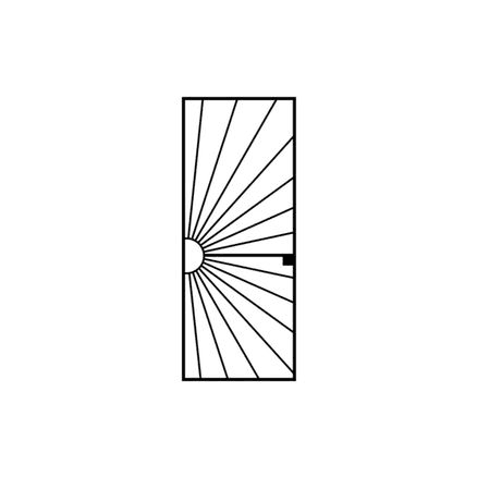 Radiant Security Door