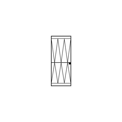 Zigzag Security Door