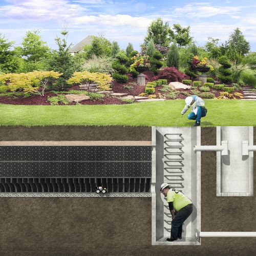 Vaulted Pipeline System - Flo Arch® by Atlantis