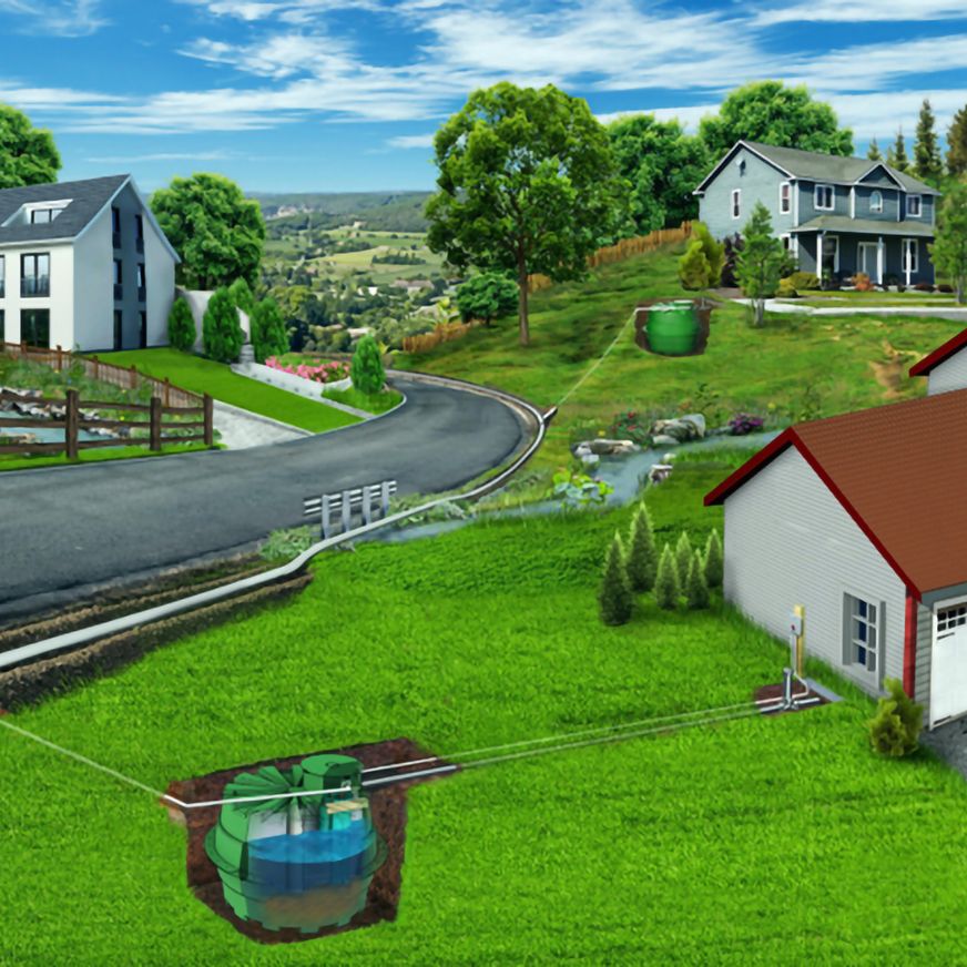 Pumped Septic Tank (STEP)