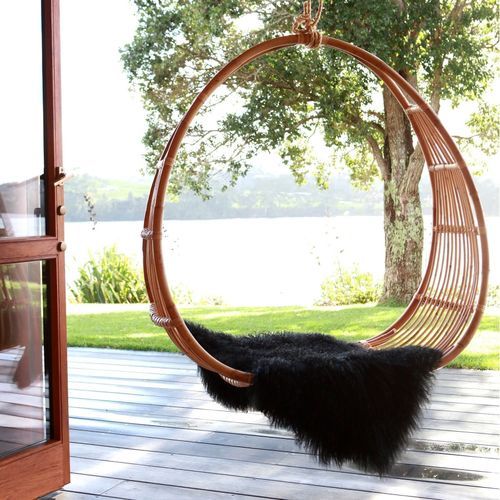 Tibetan Lambskin Rug- Black